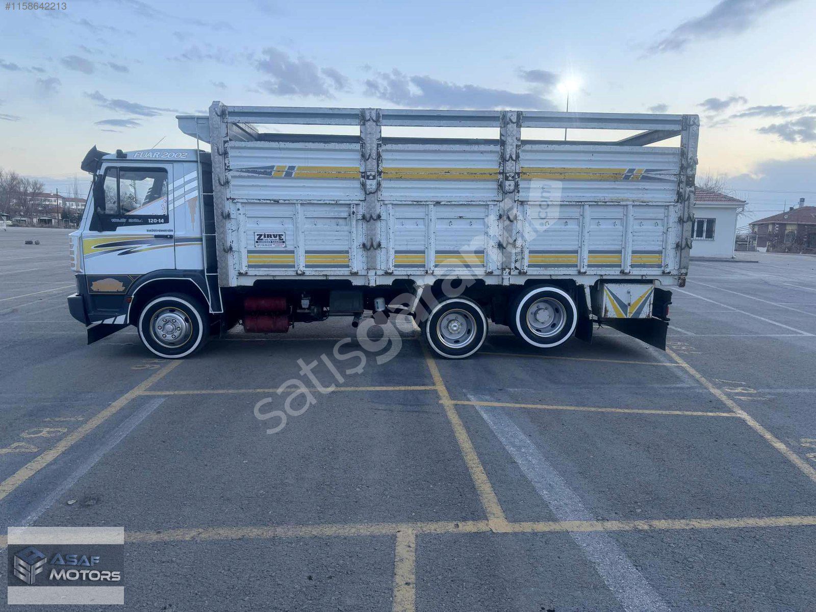 2002 HATASI boyasız 15600 basar tonaj ZİRVE KASALI