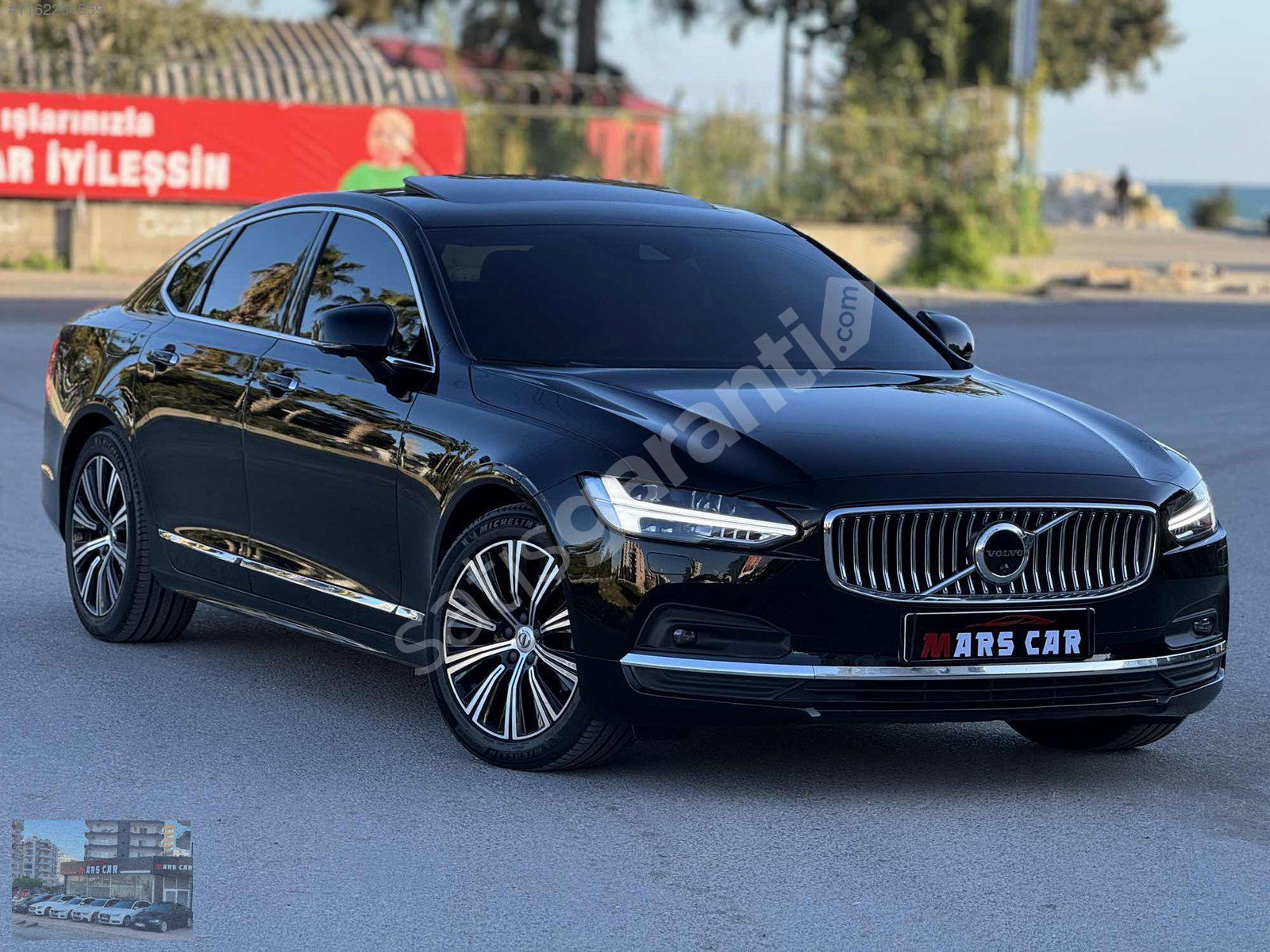 MARSCAR'DAN VOLVO S90 2021 MODEL HATASIZ BOYASIZ TRAMERSİZ TABA