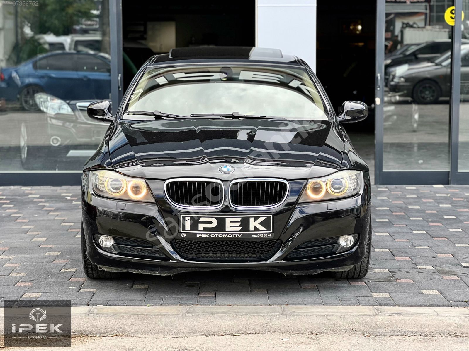 2009 BMW 320i LCI 184.000KM SUNROOF SİYAH İÇİ BEJ 1PARÇA BOYA