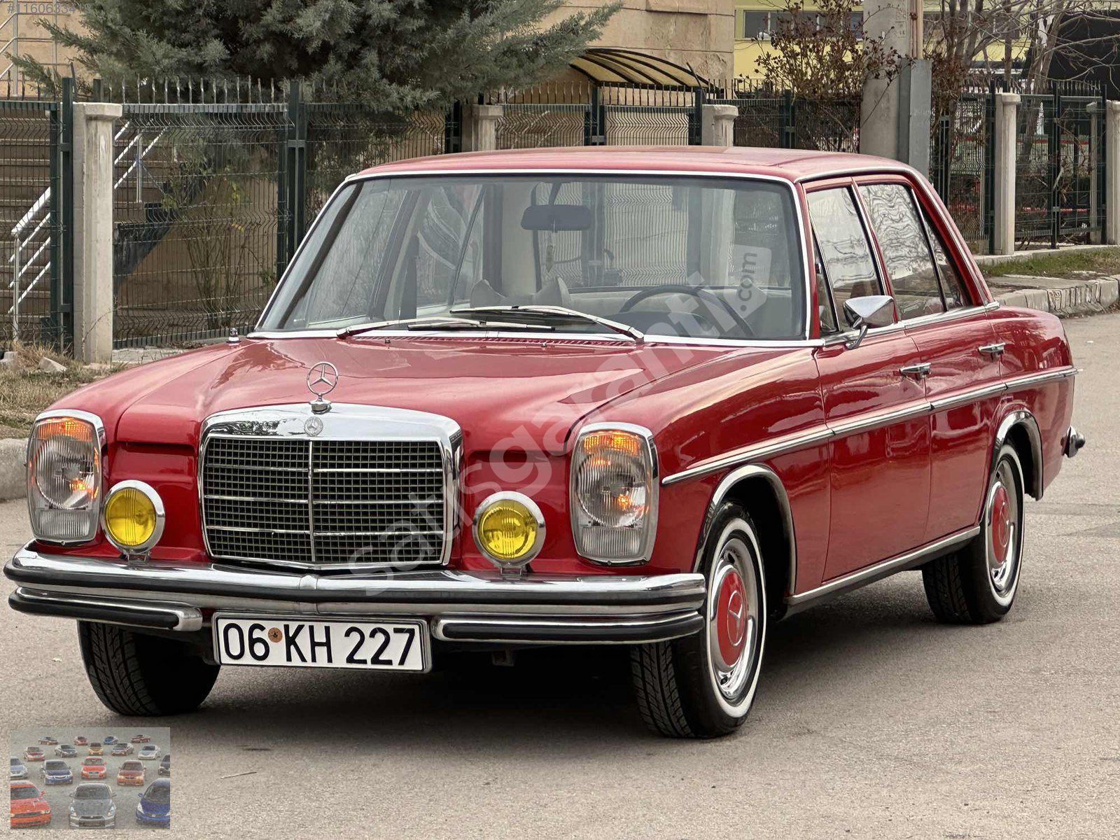 1972 ORJİNAL W114 1.SERİ KELEBEK CAM