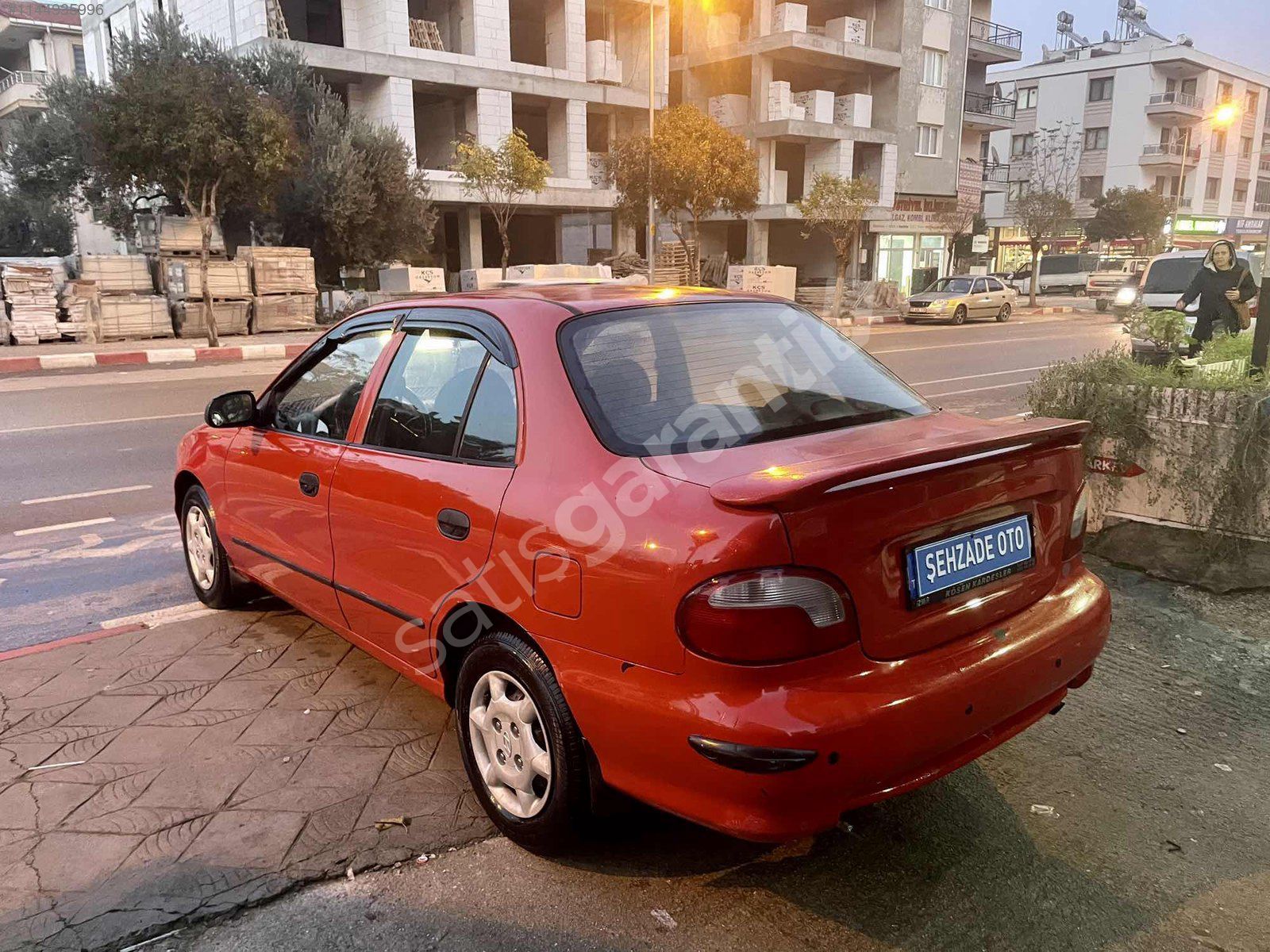 satılık 1999 hundai accent 1.5 gls klimalı ORJİNAL 3 Prca BOYALI