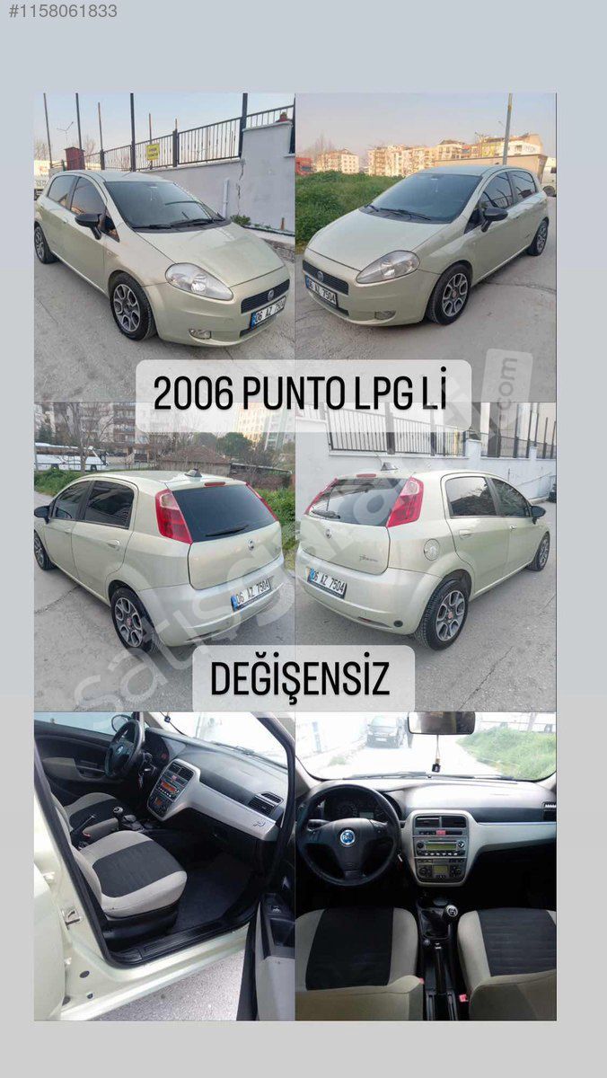 2006 MODEL PUNTO DEĞİŞENSİZ