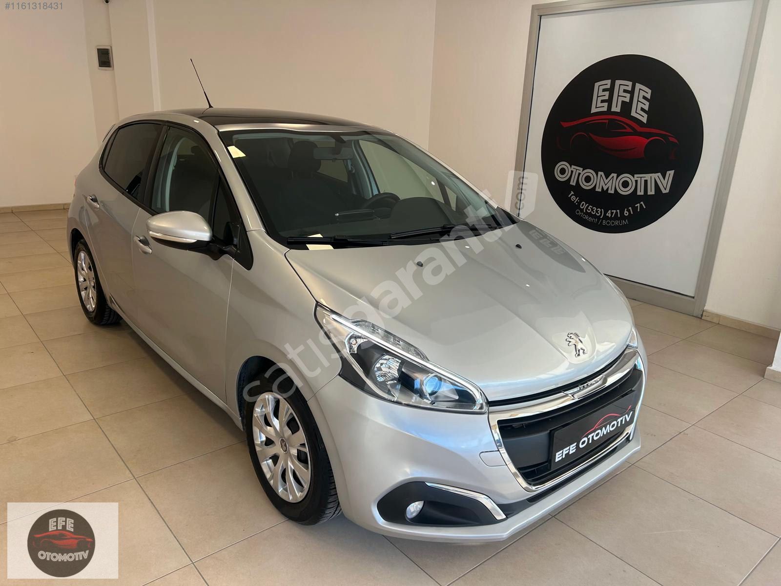 2018 PEUGEOT 208 1.2 ACTIVE CAM TAVANLI 105.000 KM'DE OTOMATİK