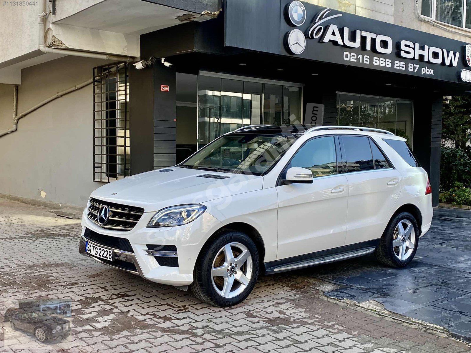 AUTO SHOW_MERCEDES ML 350 4 MATİC AMG CAM TAVAN AİRMATİC BAYİ