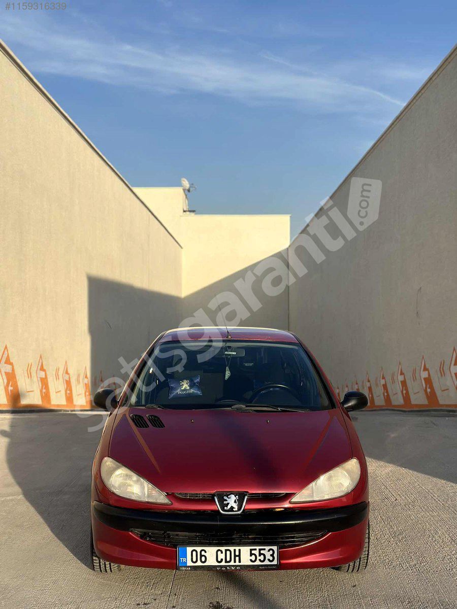2001 PEUGEOT 206 TAM OTOMATİK KIRMIZI BAKIMLI