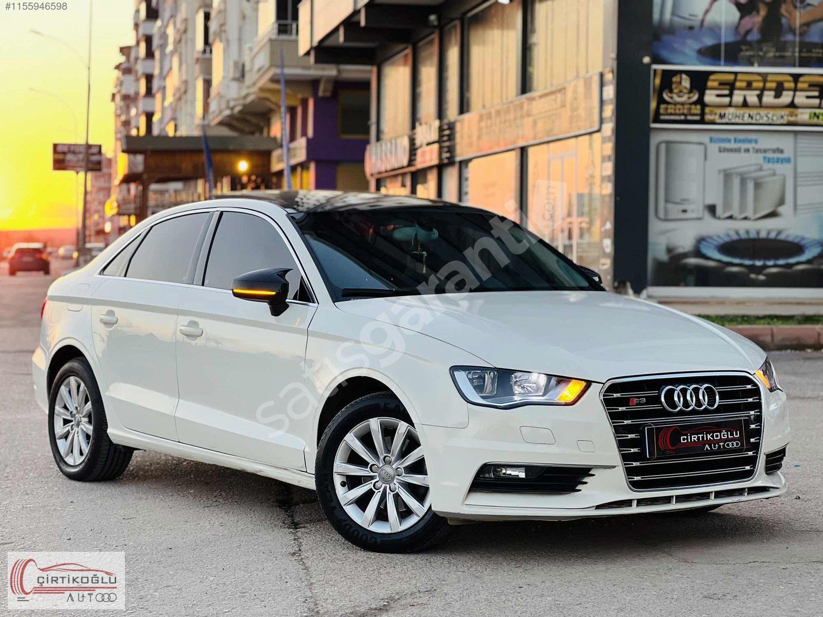 ÇİRTİKOĞLU'ndan AUDİ A3 2014 SEDAN CAM TVN DÜŞÜK KM MASRAFSIZ