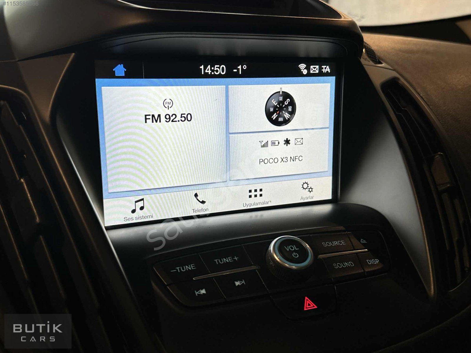 BUTİK CARS-2018 FORD KUGA 1.5 TDCI TİTANİUM POWERSHİFT 70.000KM