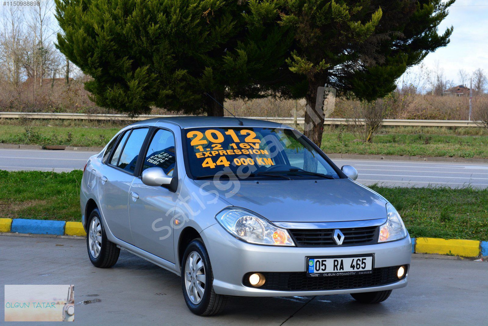 OLGUN'dan SADECE 44.000KM 2012 SYMBOL 1.2 16V EXPRESSİON EMSALSZ