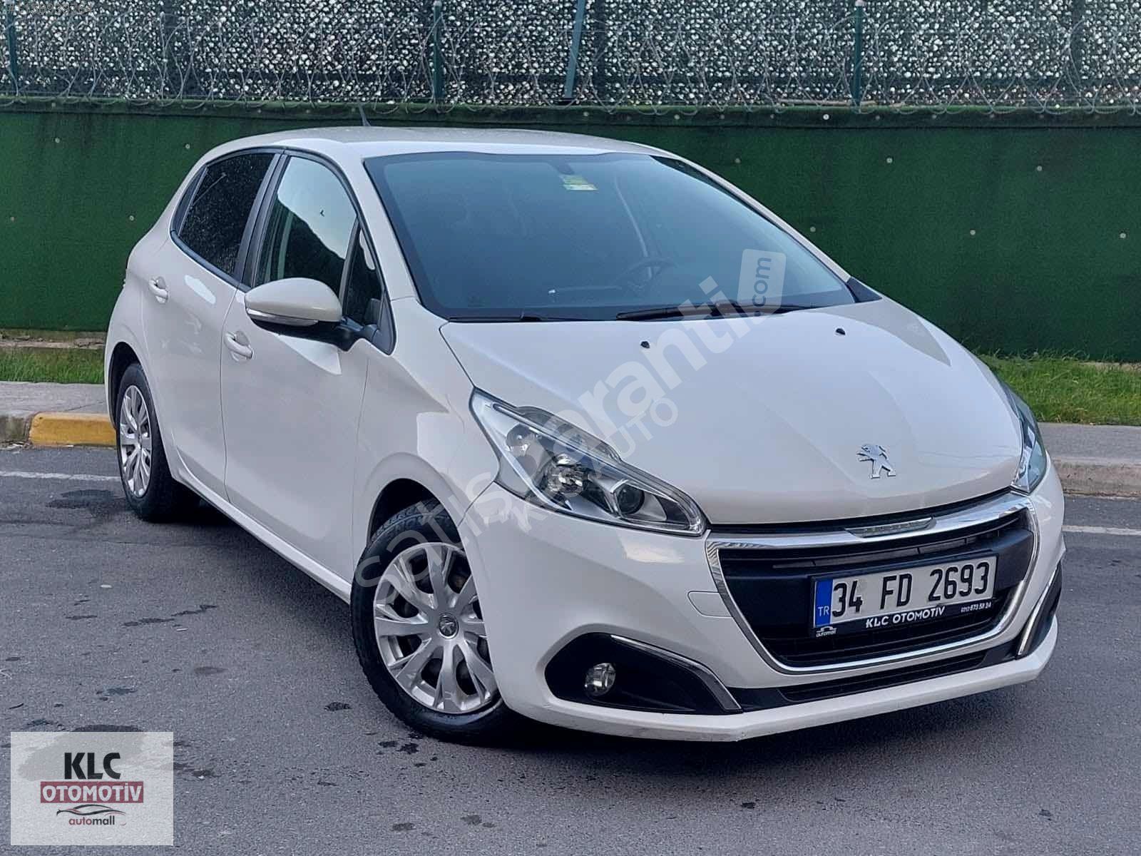 2017+PEUGEOT+208+DİZEL+OTOMATİK+118+BİN+KM