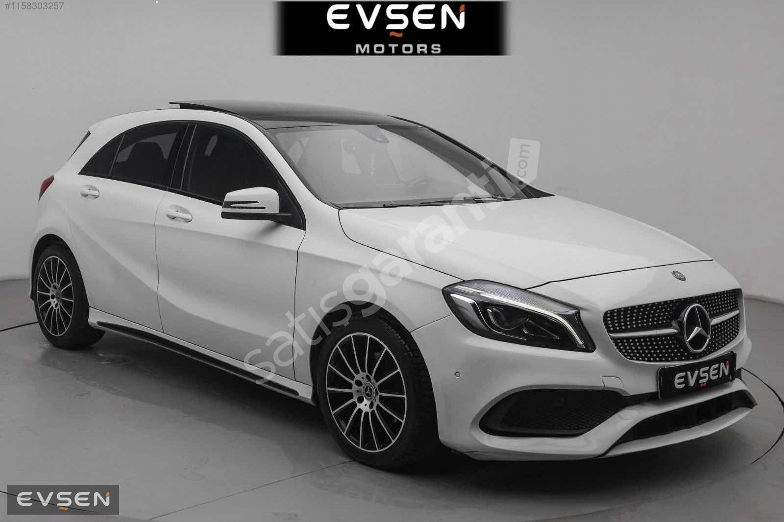 EVŞEN MOTORS-MERCEDES-A180D AMG-FACELİFT-GENİŞEKRAN-KOLTUKHAFIZA