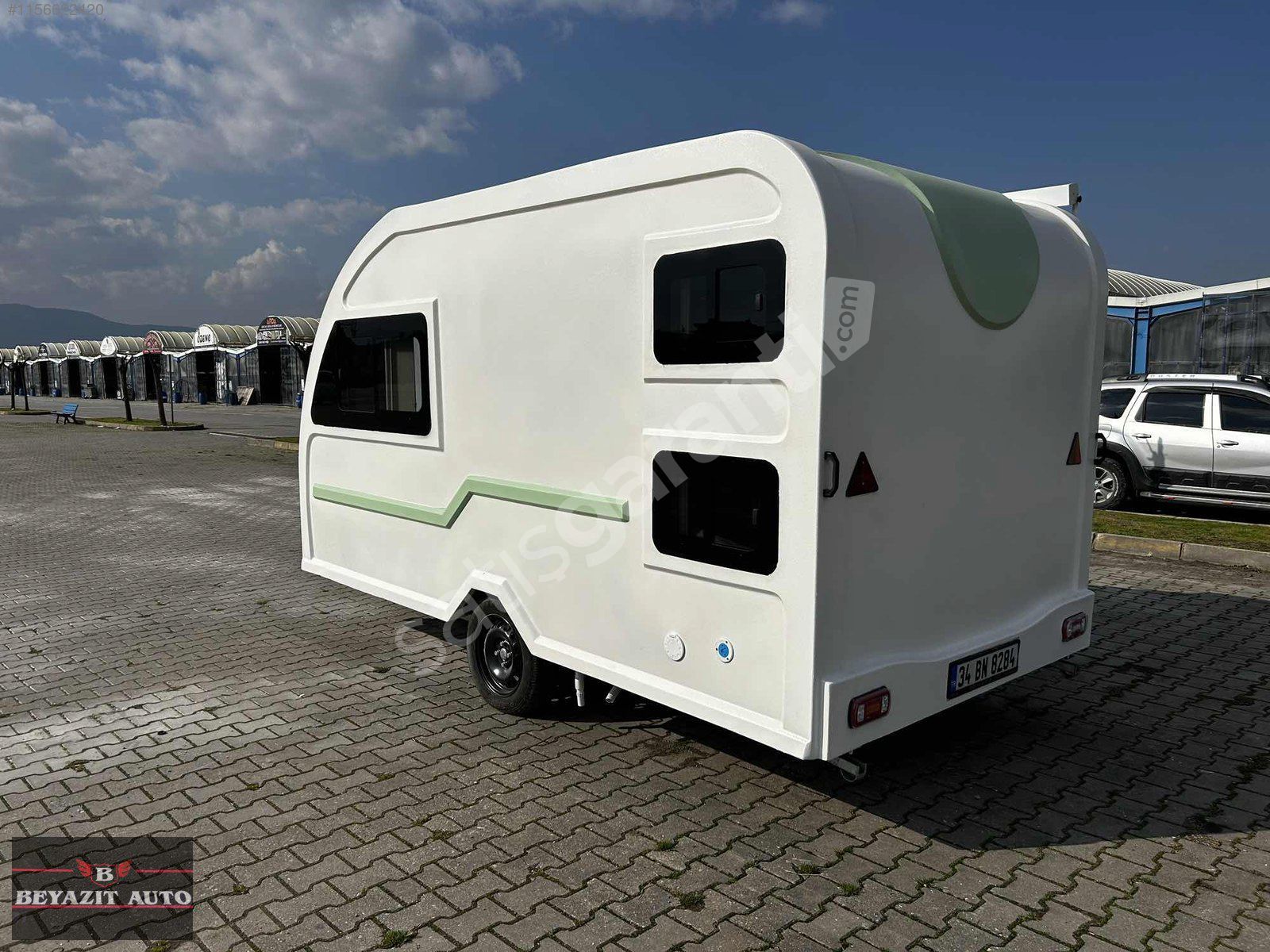 MONOBLOK FİBERGLASS TEK PARÇA KARAVAN GÜNEŞ PANELLİ WEBOSTA TENT