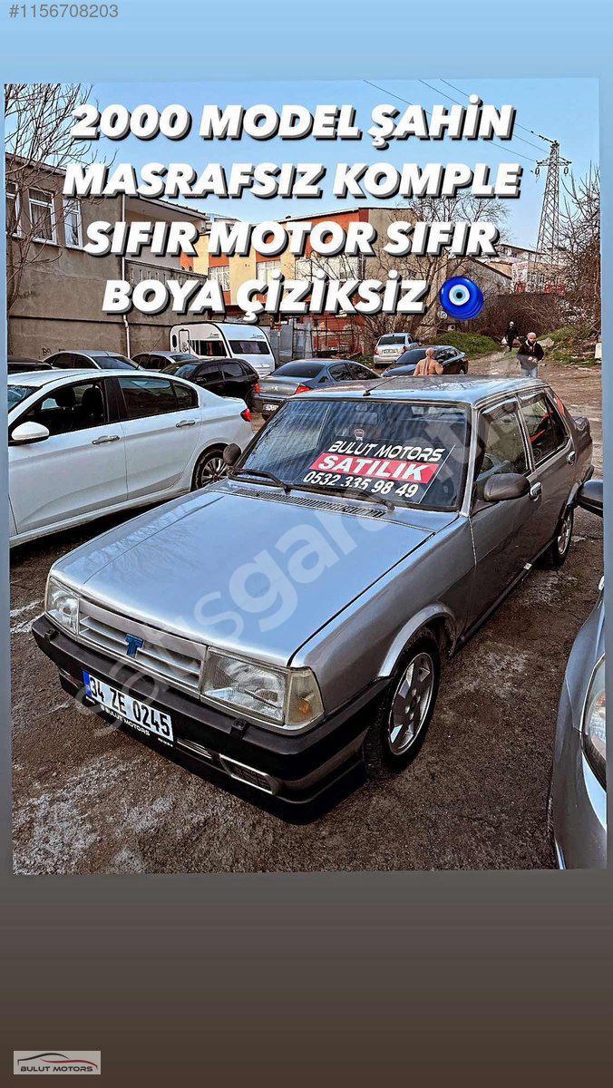 2000 MODEL ŞAHİN 1.6ie KOMPLE SIFIR MOTOR SIFIR BOYA ÇOK TEMİZ!!