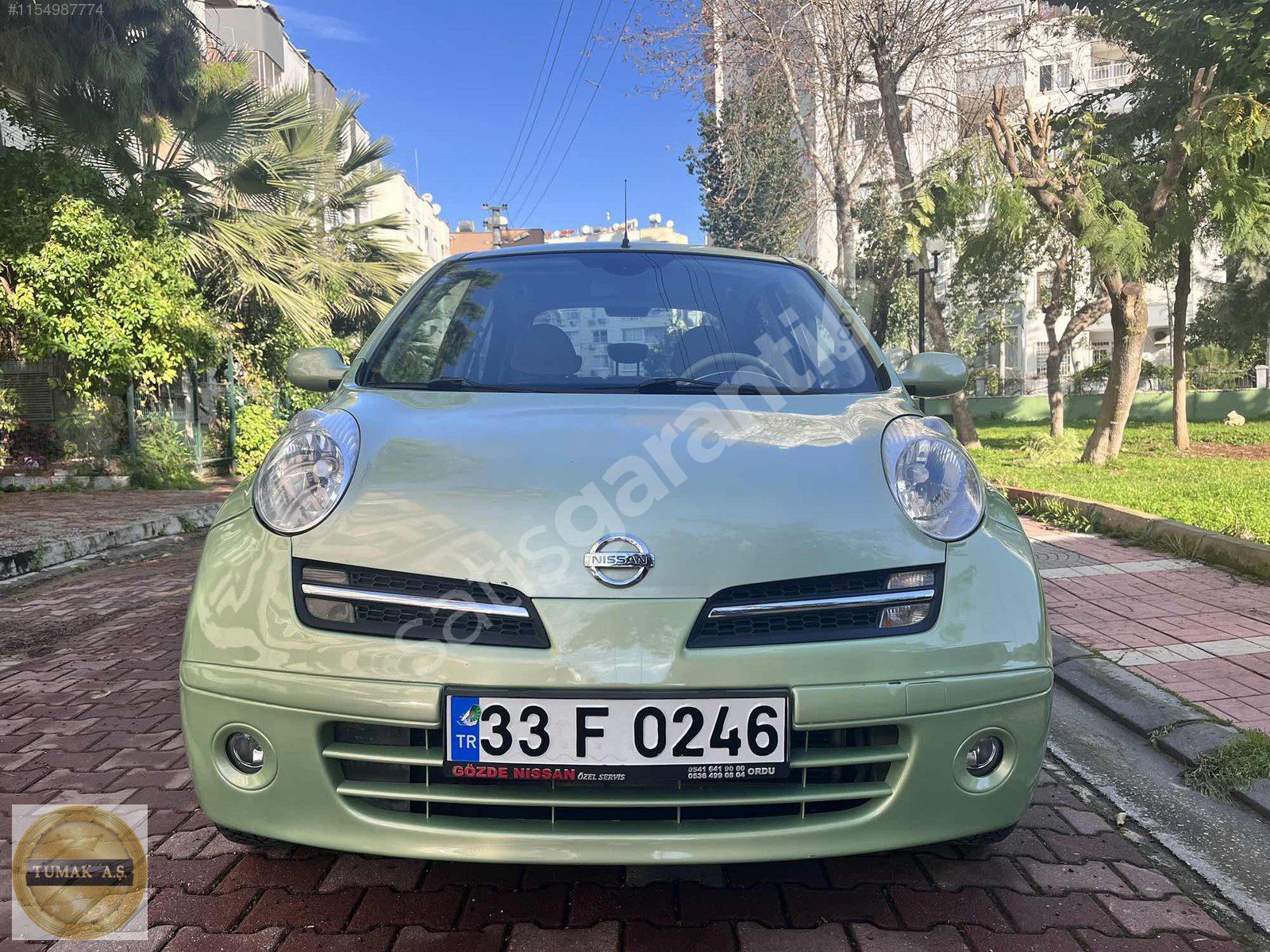 TUMAK OTOMOTİV AŞ DEN OTOMATİK DÜŞÜK KİLOMETRE NİSSAN MİCRA1.2