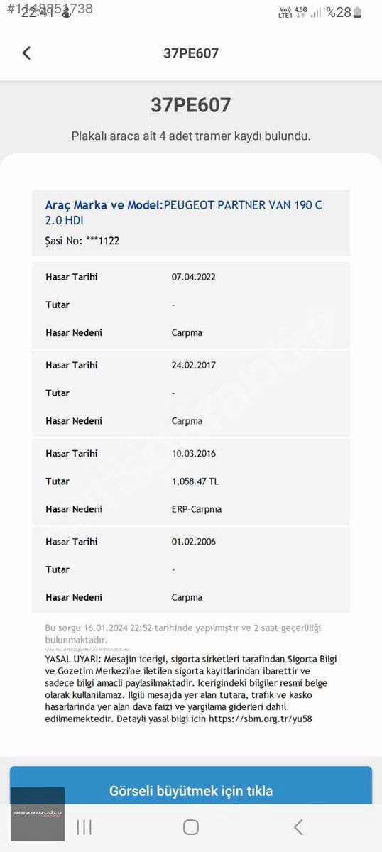 YENİ MUAYENELİ 2004 PEUGEOT PARTNER 2*0 HDİ CAMLI KOLTUKLU