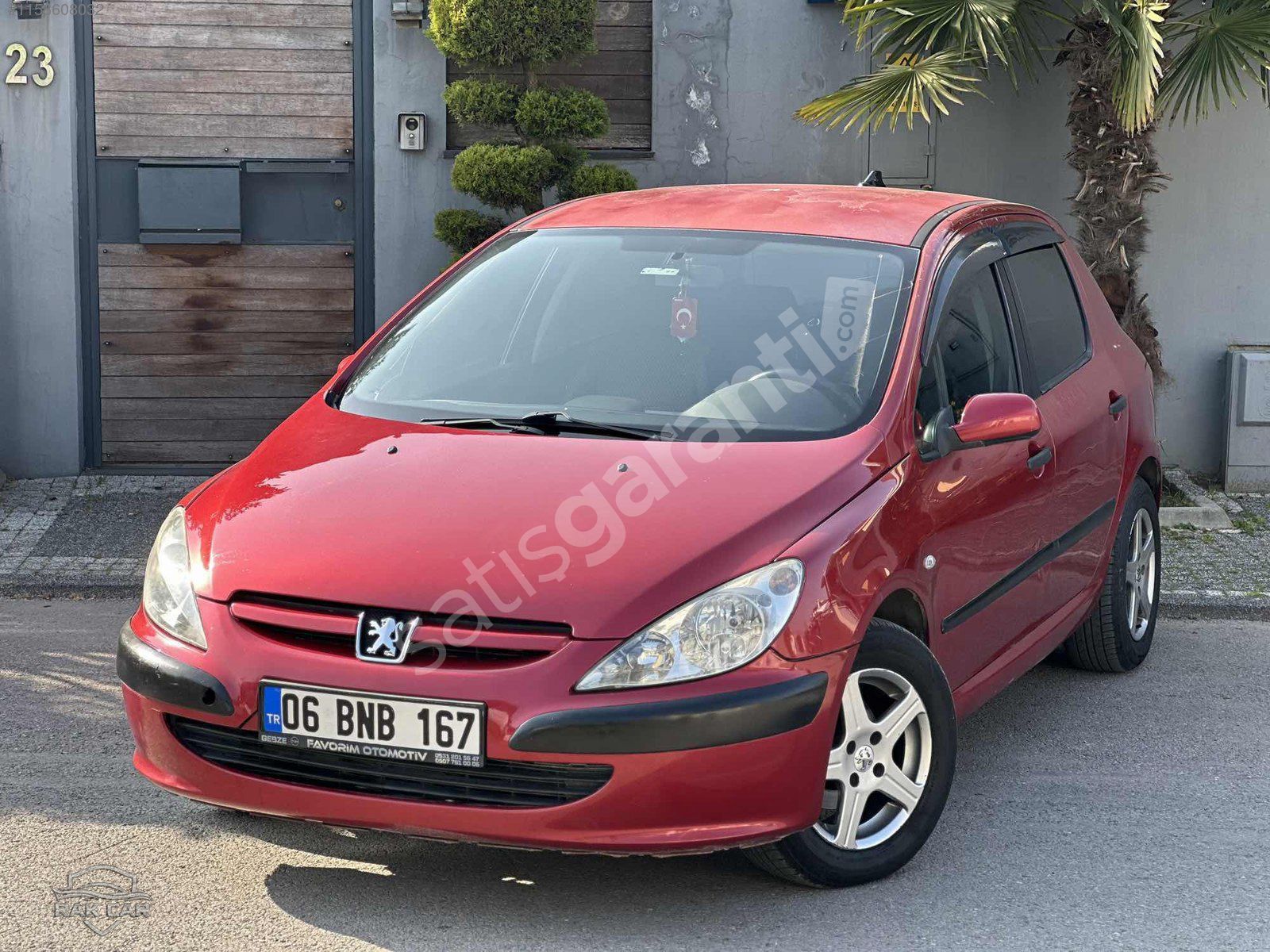 RAK CAR| DEĞİŞENSİZ TEMİZ BAKIMLI DİZEL PEUGEOT 307