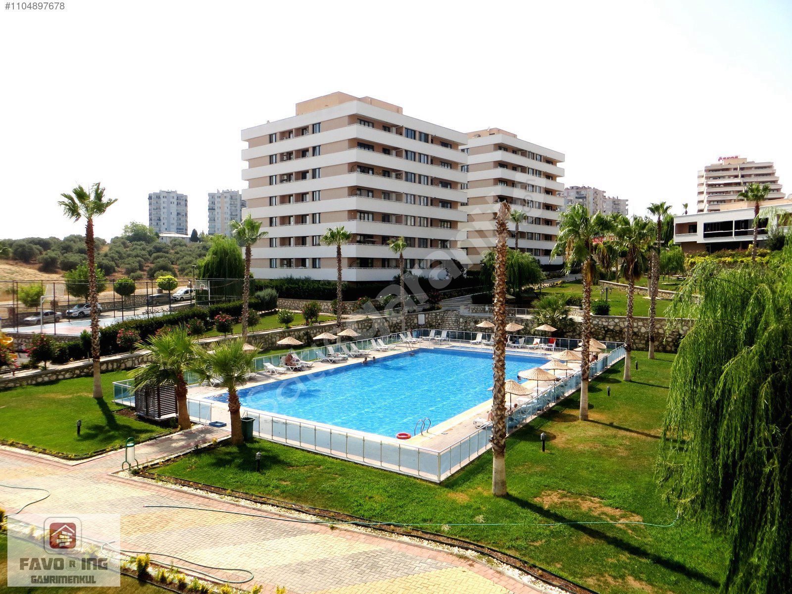 Garden Liva 105m2 Ara Kat Havuz Cephe Satılık 2+1 Daire