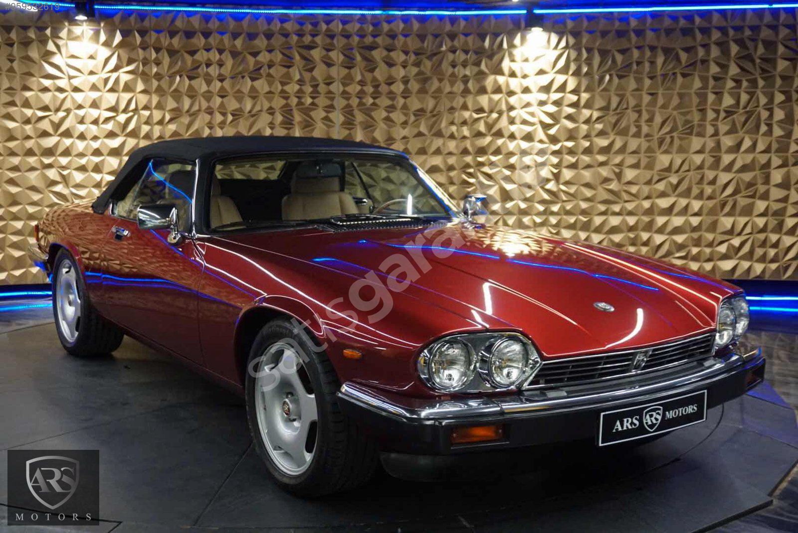 ARS MOTORS 1989 MODEL JAGUAR XJS CONVERTIBLE V12 128.350 KM
