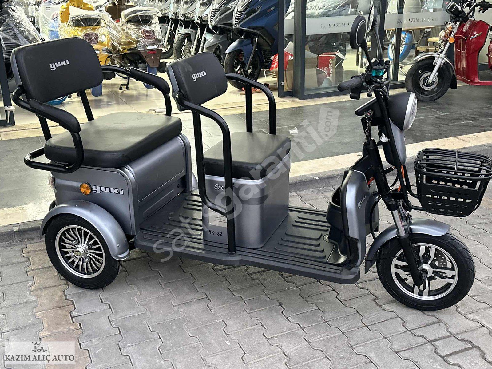 2023 '0 KM' YUKİ YK-32 GRETA MİNİ KIRMIZI-GRİ ELEKTRİKLİ