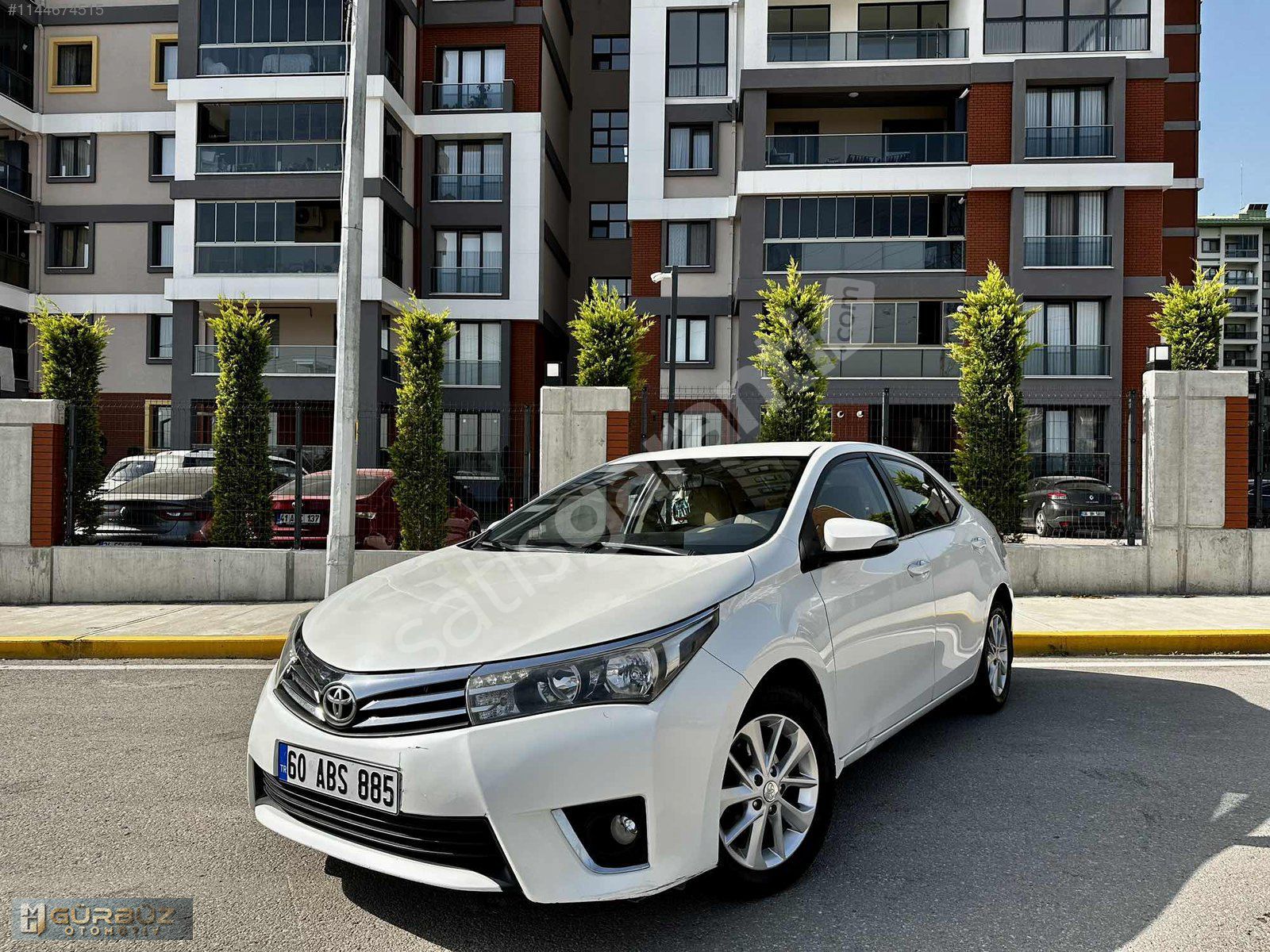HATASIZ-DEGİŞENSİZ-TRAMERSİZ 1 PARÇA BOYALI-109.000KM COROLLA