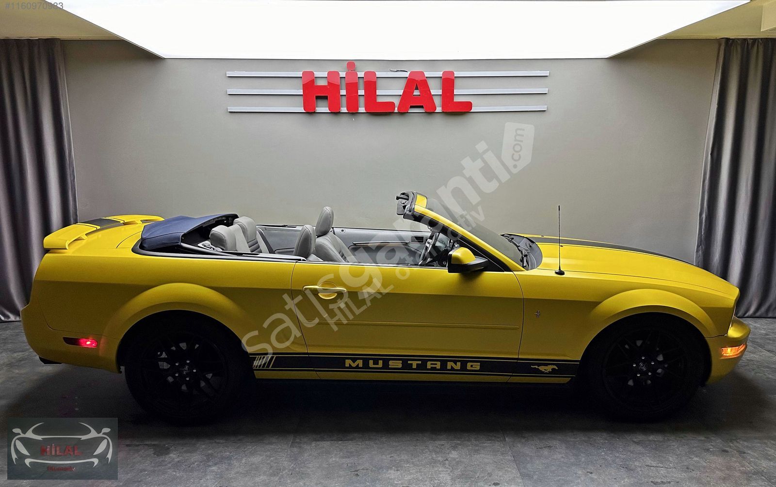 HİLAL'den 2006-2019 Çıkışlı 130 Bin Km'de Mustang Cabrio 4.0