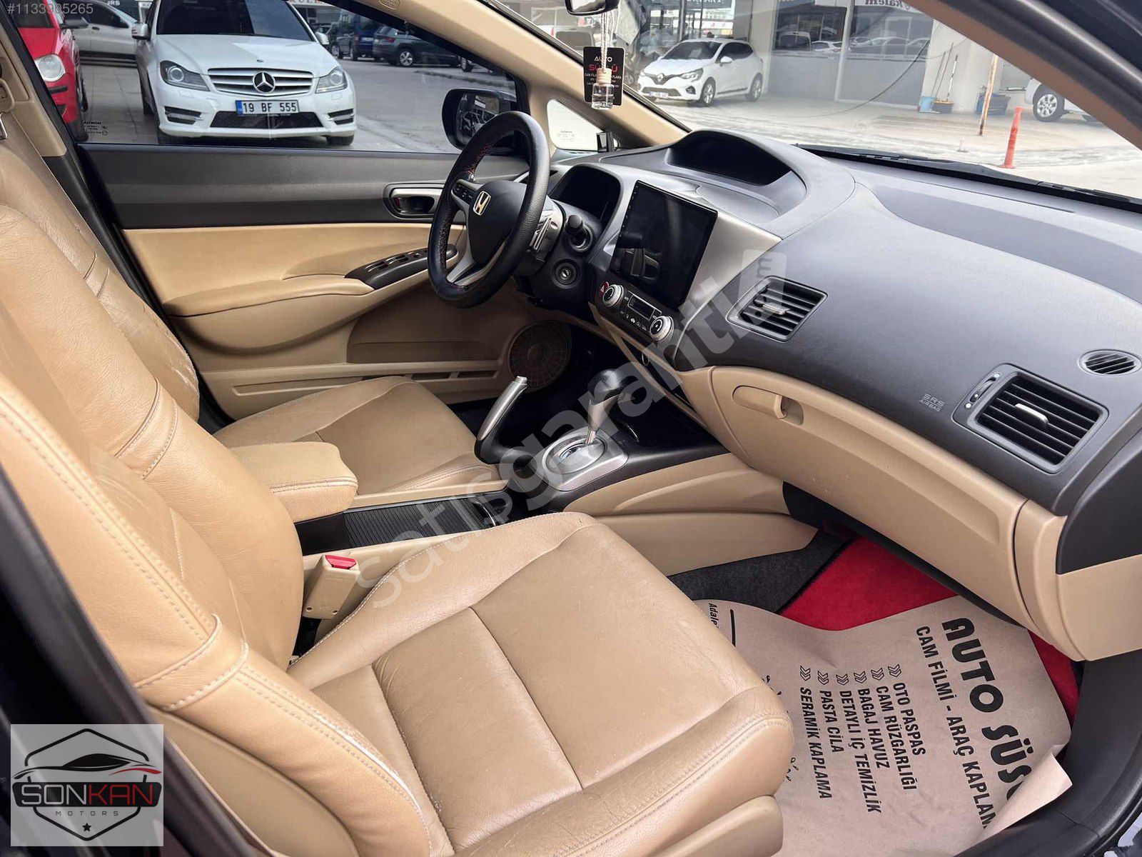 SONKAN MOTORS'DAN 2008 MODEL VSA'LI HONDA CİVİC ELEGANCE
