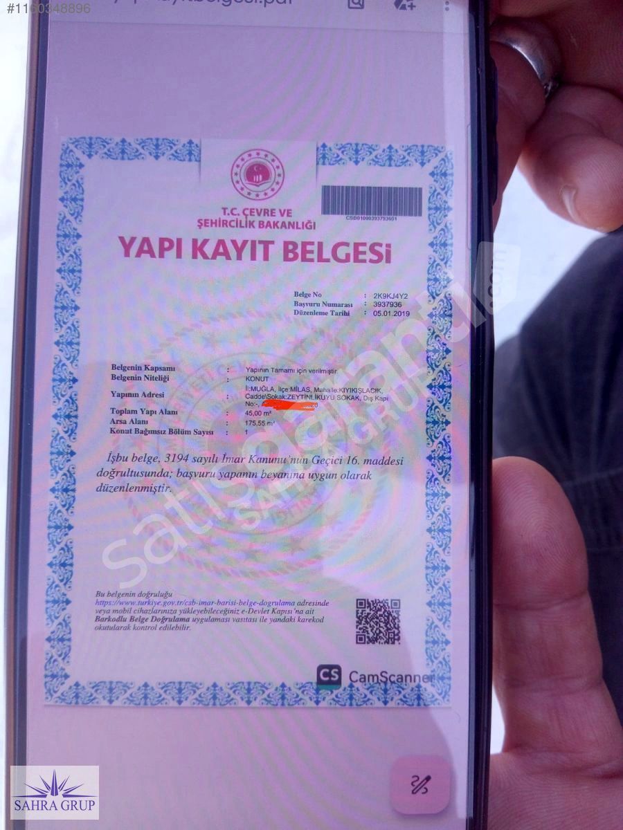 !!?KIYIKIŞLACIK ZEYTİNLİKUYU'DA PLAJ'A ÜÇÜNCÜ PARSEL İMARLI ARSA