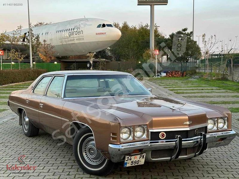 59000.MİLDE. EFSANE IMPALA 1972 MODEL V8 MOTOR OTOMOTİK ORJINAL