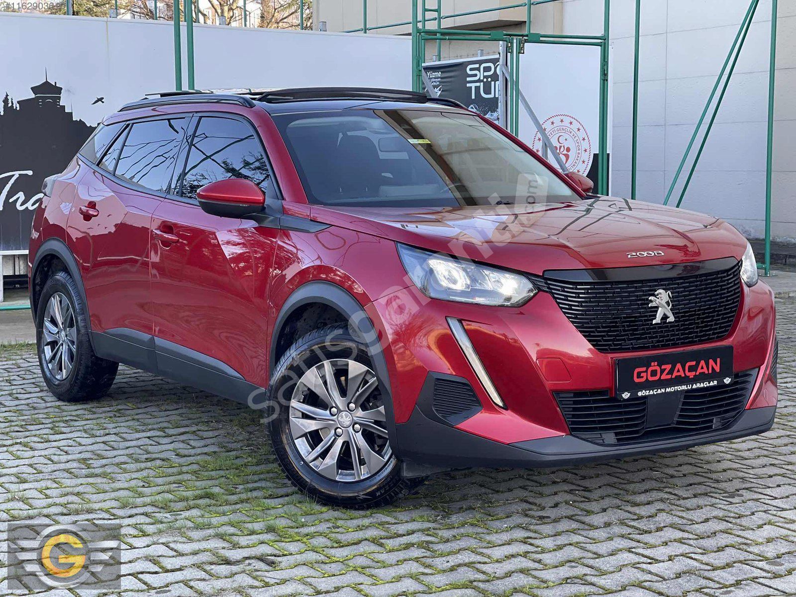 GÖZAÇAN MOTORLU ARAÇLAR PEUGEOT 2008 CAM TVN/GERİ GRŞ/80.000 KM