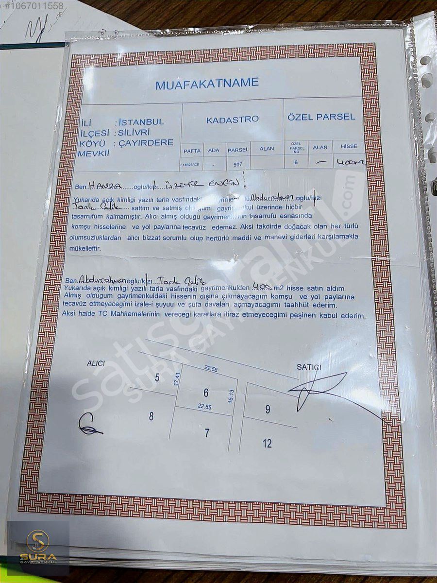 İstanbul Silivri Çayırdere köyünde harika arsa