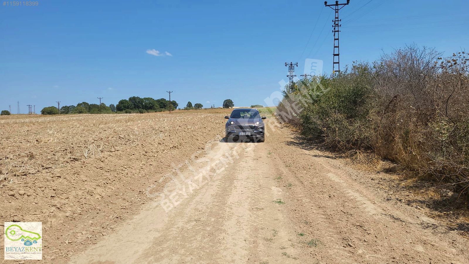 BABAESKİ CİĞDEMLİ 2,5 KAT İMARLI 1.148 M2 ARSA
