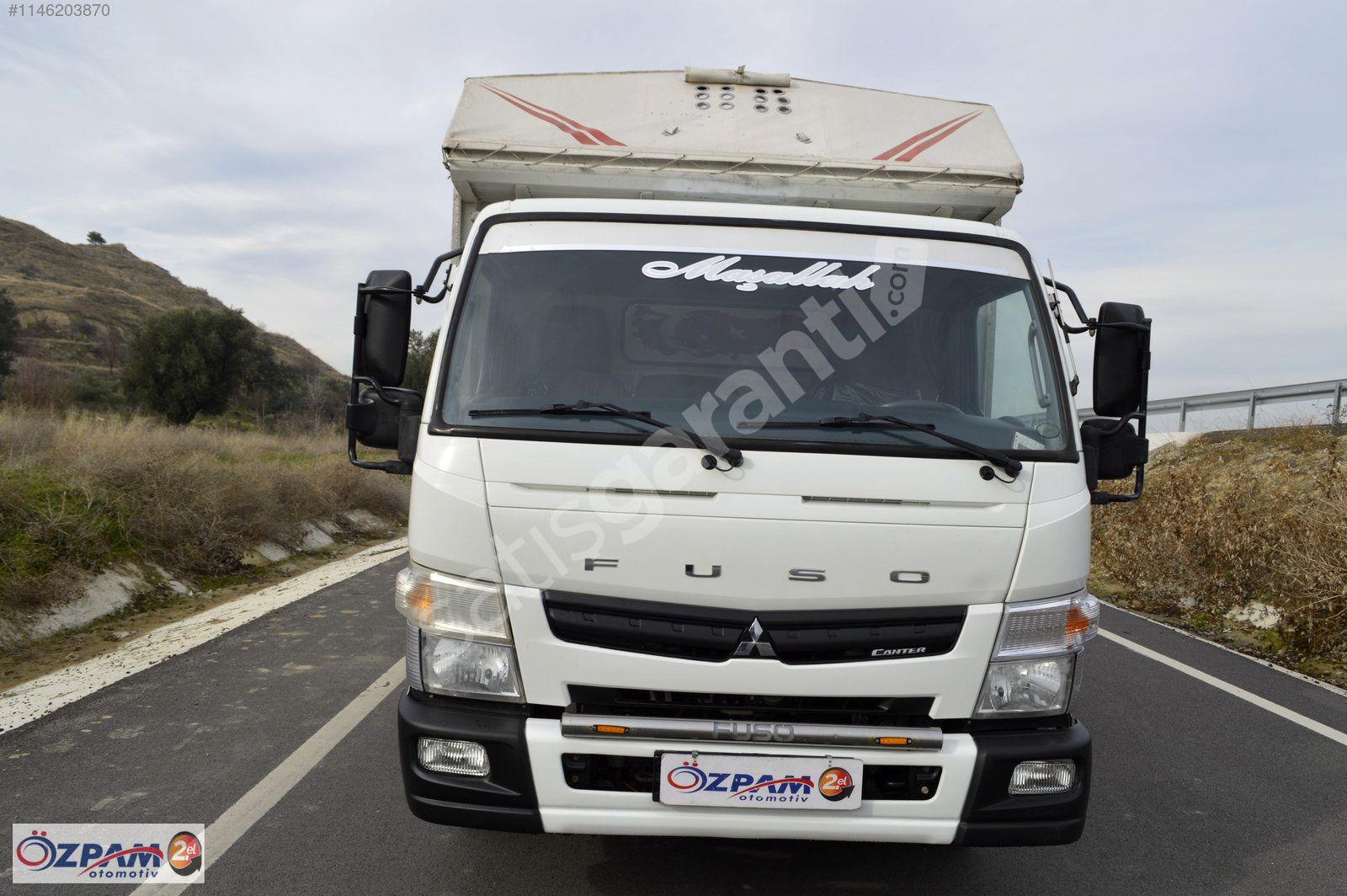 ÖZPAM 2.ELDEN 2015 CANTER TFB 85 L CELEP KASA KAMYON