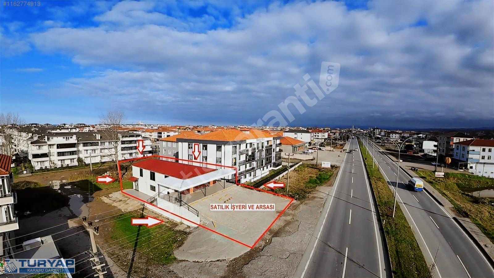 KURUMSAL FİRMA KİRACILI, REKLAM DEĞERİ YÜKSEK İŞYERİ VE ARSASI
