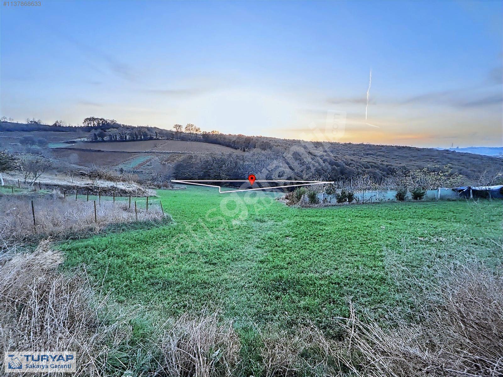 Sakarya-Kaynarca-Eğrioğlu 2400 m2 Satılık Tarla