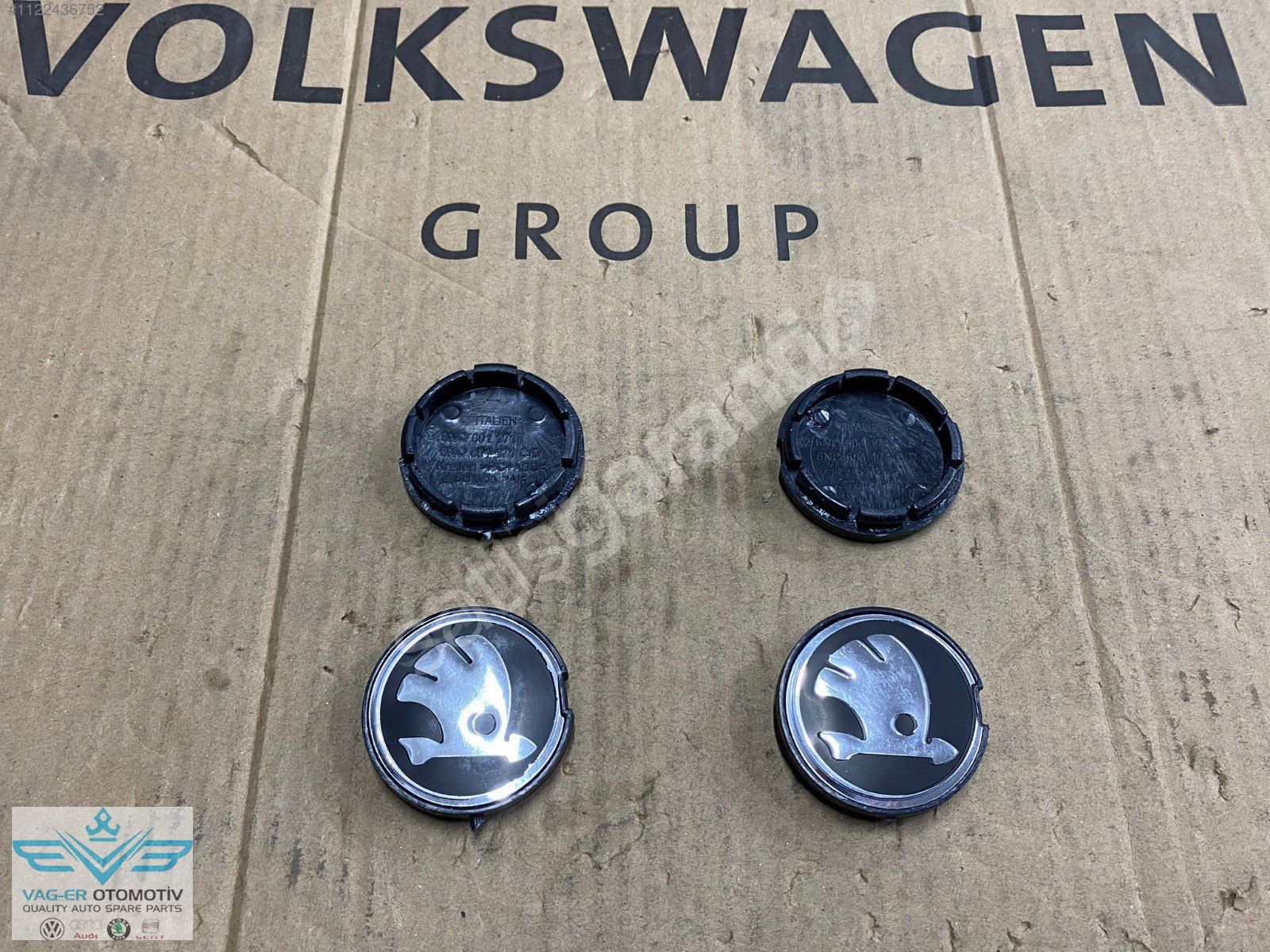 SKODA ROOMSTER TEKERLEK JANT GÖBEK ARMASI LOGOSU TKM 5JA601151 ...