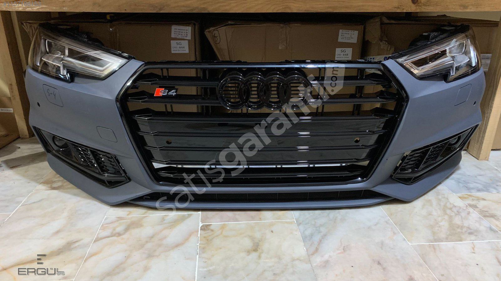 ERGÜL OTO-AUDİ A4 B9 KADA ÖN TAMPON FAR TAKIMI SIFIR