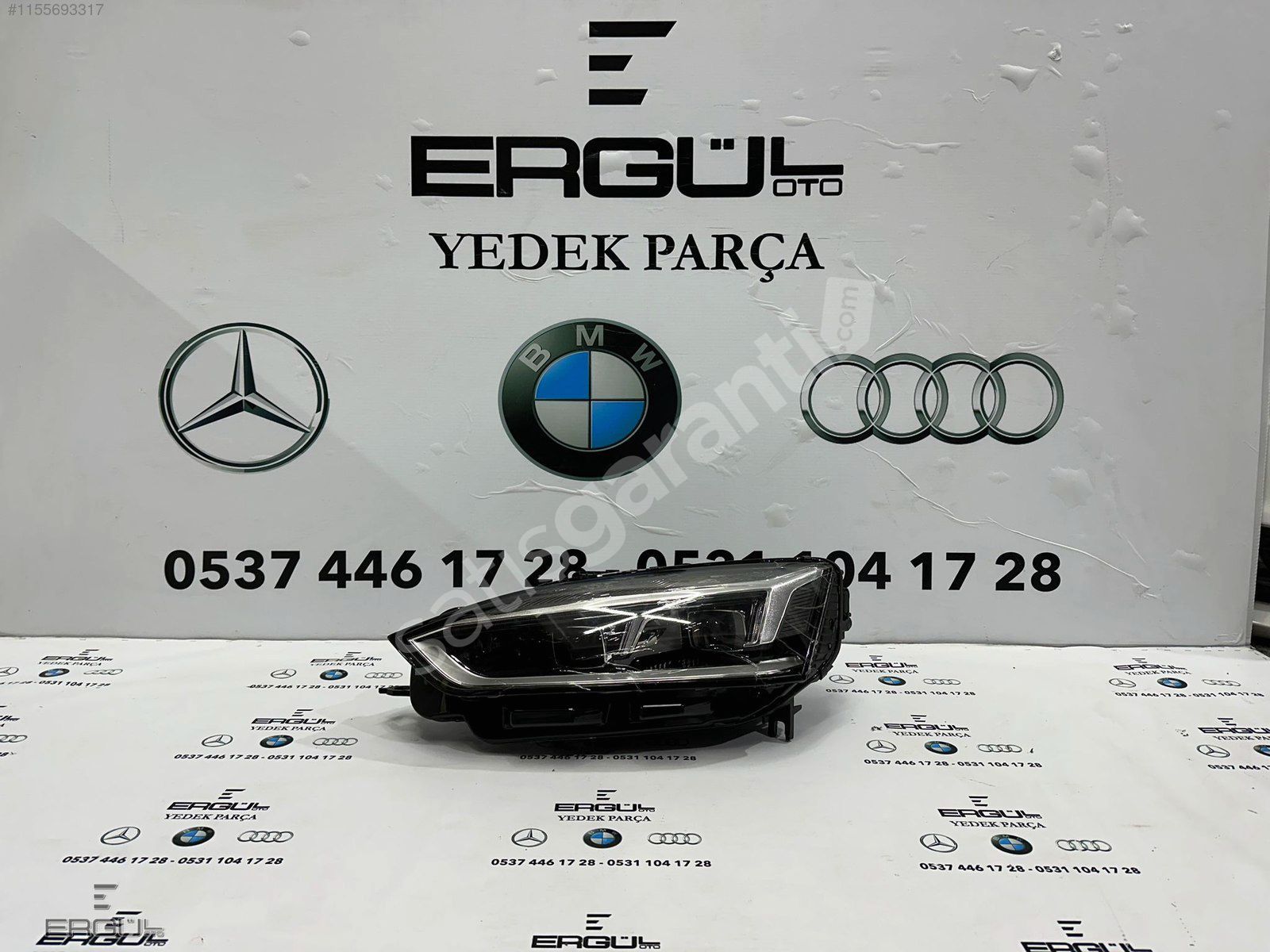 ERGÜL OTO-AUDİ A5 SOL FAR SIFIR 8W6 941 033D