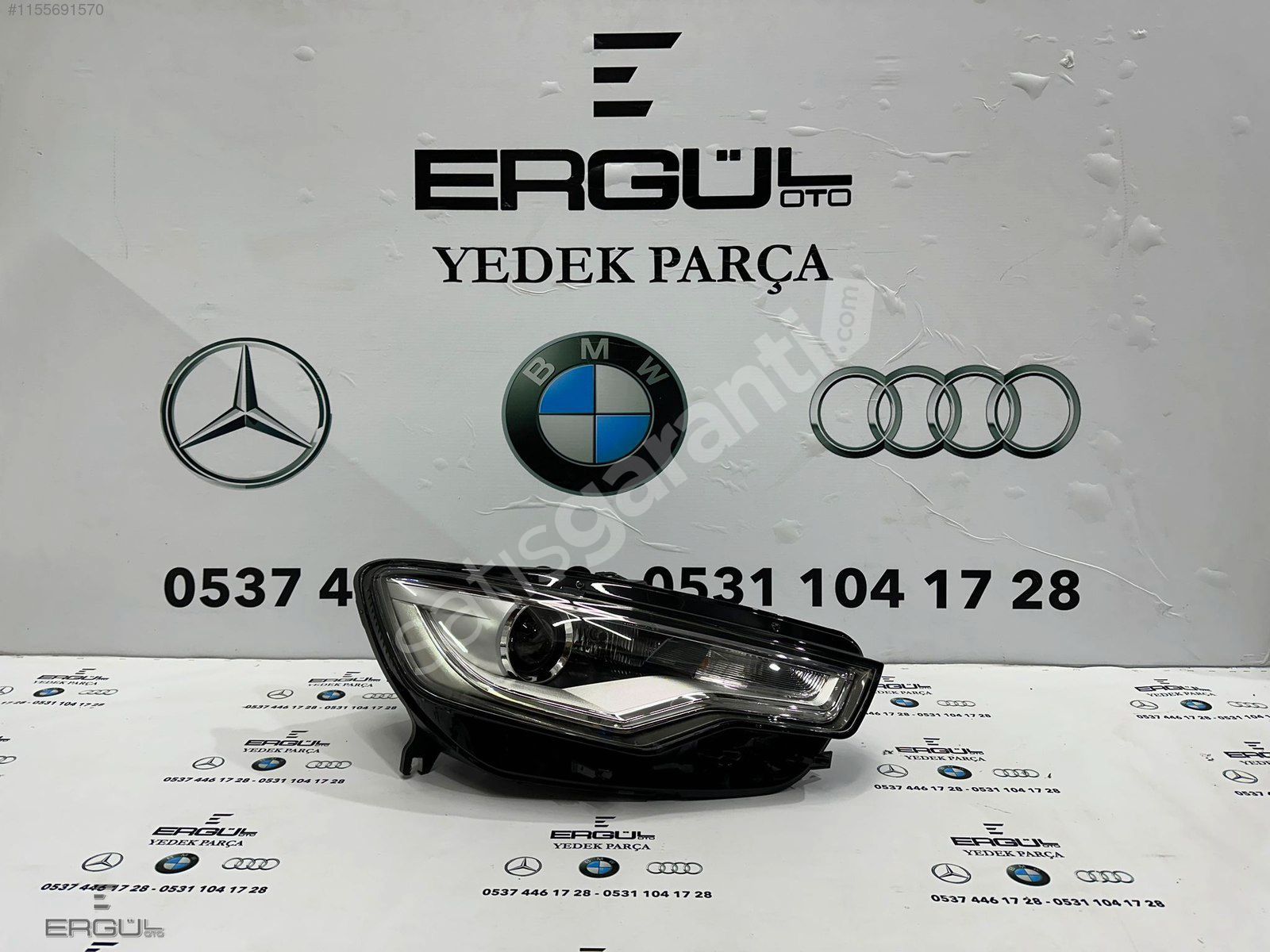 ERGÜL OTO-AUDİ A6 SAĞ FAR 4GD941006 SIFIR ORJİNAL