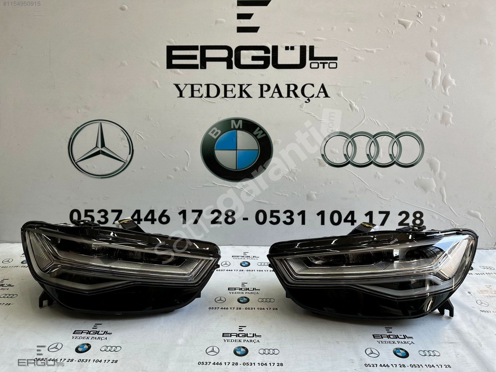 ERGÜL OTO-AUDİ A6 2015-2018 MATRİX TAK ÇALIŞTIR FAR SIFIR