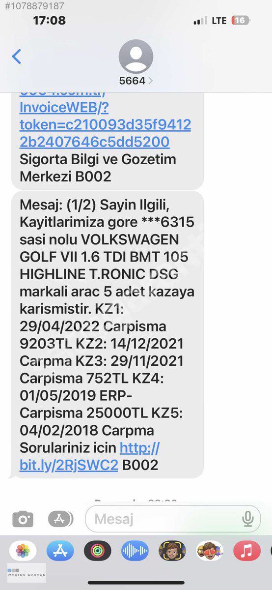 MASTER GARAGE DEN DİZEL OTOMATİK Highline