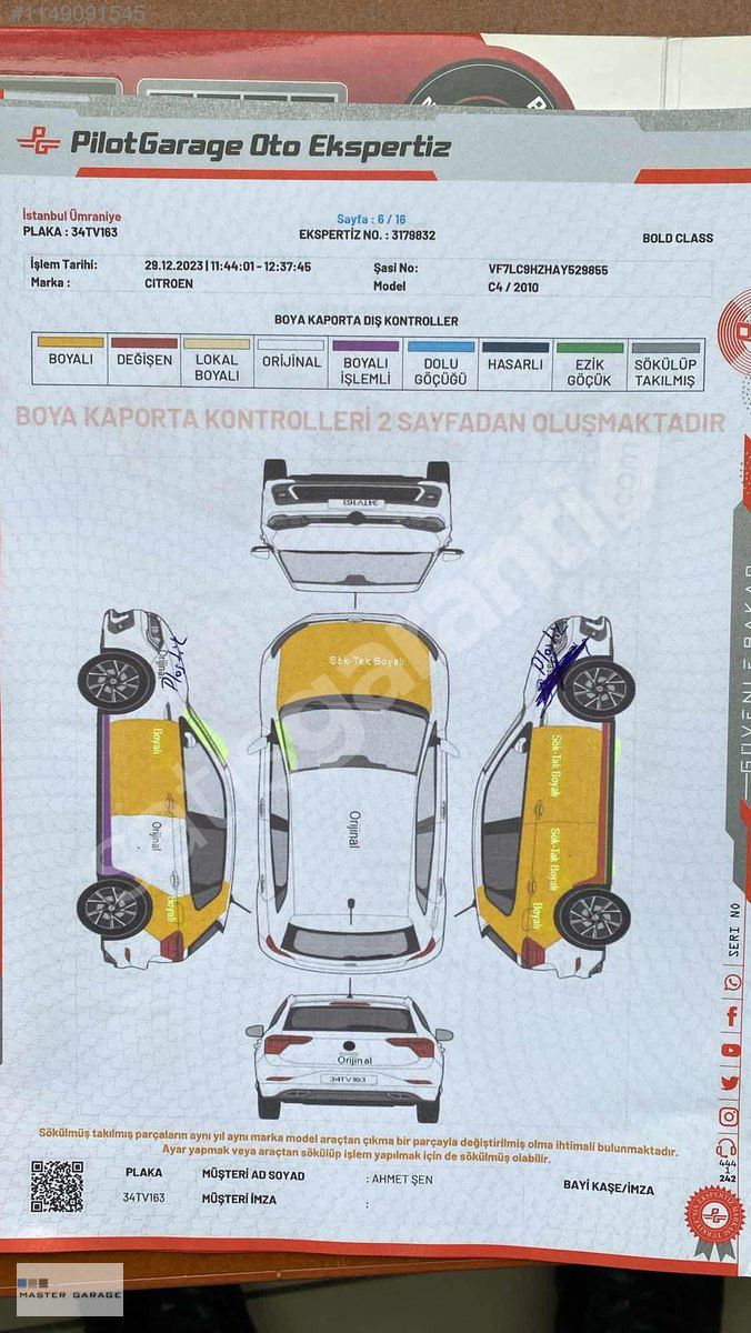 MASTER GARAGEDEN DİZEL OTOMATİK