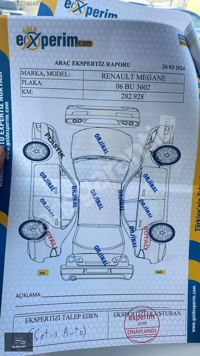 ÇETİN AUTO'DAN HATASIZ MEGANE2 1.5