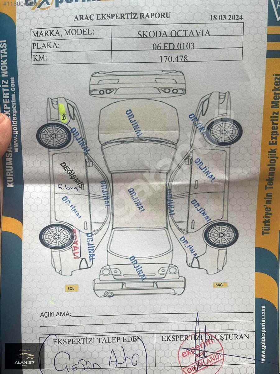 ÇETİN AUTO'DAN OTOMATİK SKODA OCTAVİA