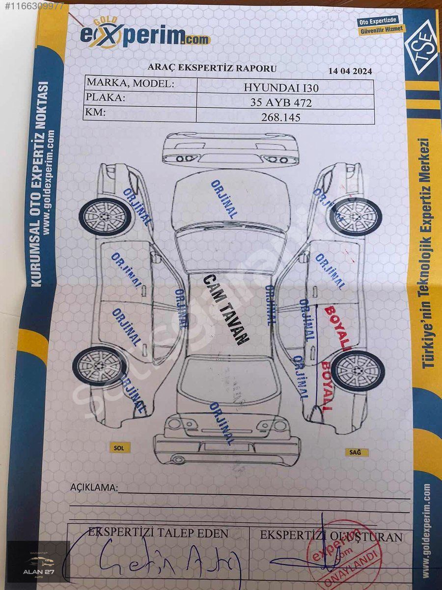 ÇETİN AUTO'DAN HATASIZ CAM TAVAN İ30