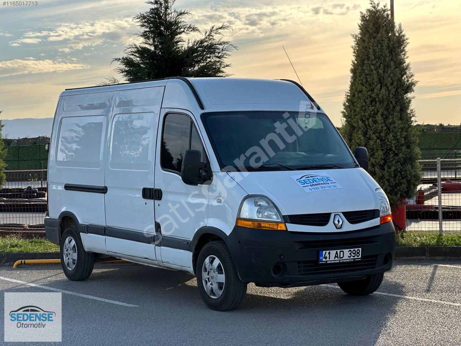 SEDENSE OTOMOTİVDEN MASTER 10,8M3 FATURALI BAKIMLI SORUNSUZ.