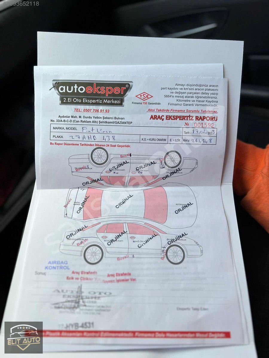 ELİT AUTO'dan LİNEA 1.6 MULTİJET EMOTİON PLUS UYGUN FİYAT