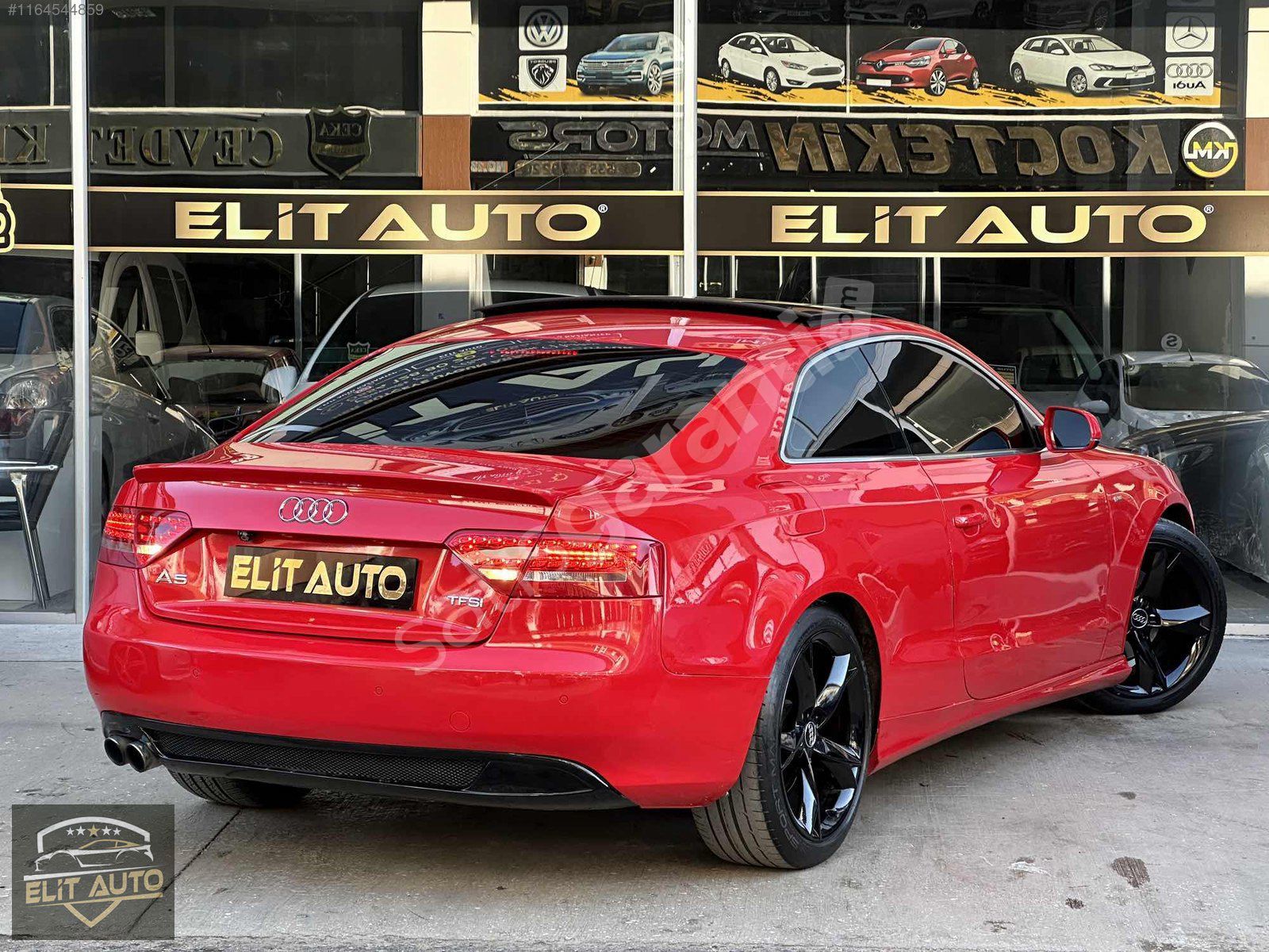ELİT AUTO'DAN TR'de TEK A5 1.8 TFSİ COUPE ÇİFT KIRMIZI CAM TAVAN