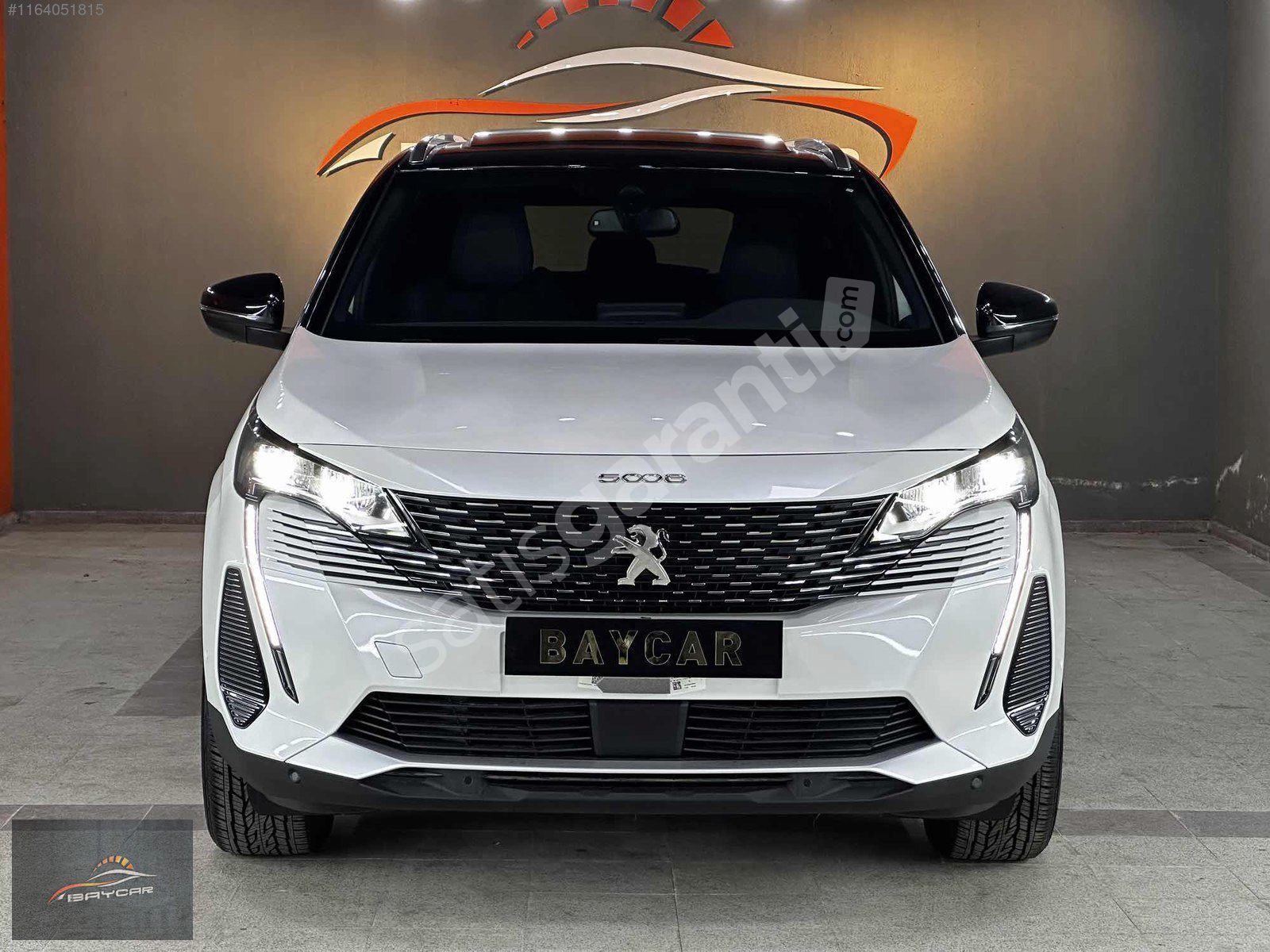 BAYCAR MOTORS'DAN PEUGEOT 5008 ALLURE CAM TAVAN %20 FATURALI