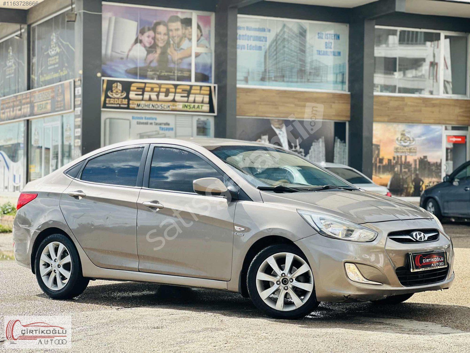 ÇİRTİKOĞLU'ndan 2012 HYUNDAİ ACCENT BLUE HATASIZ BOYASIZ
