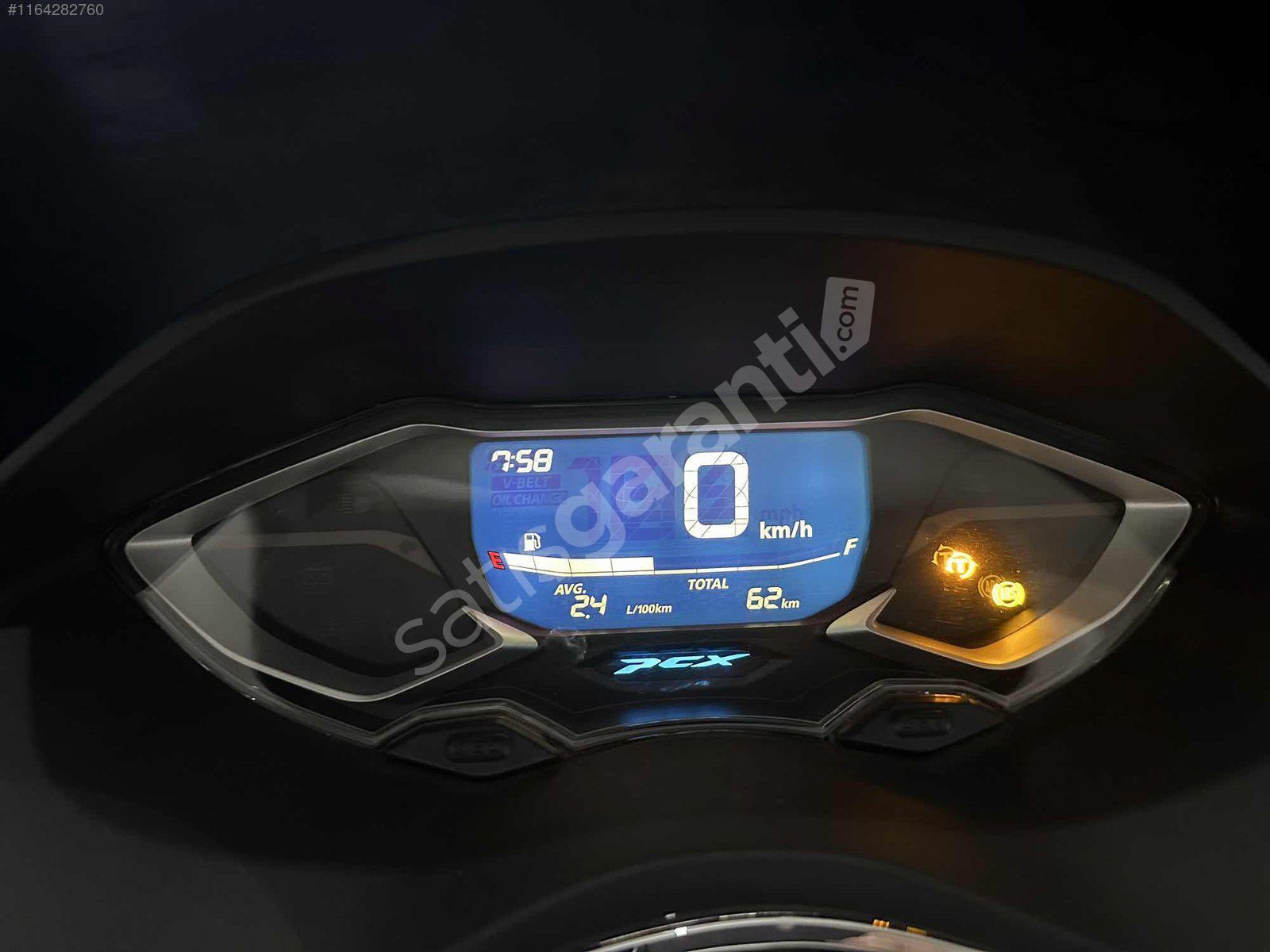 2023 NARDO GRİ HONDA PCX 125 NOKTA HATASIZ SIFIR FATURALI