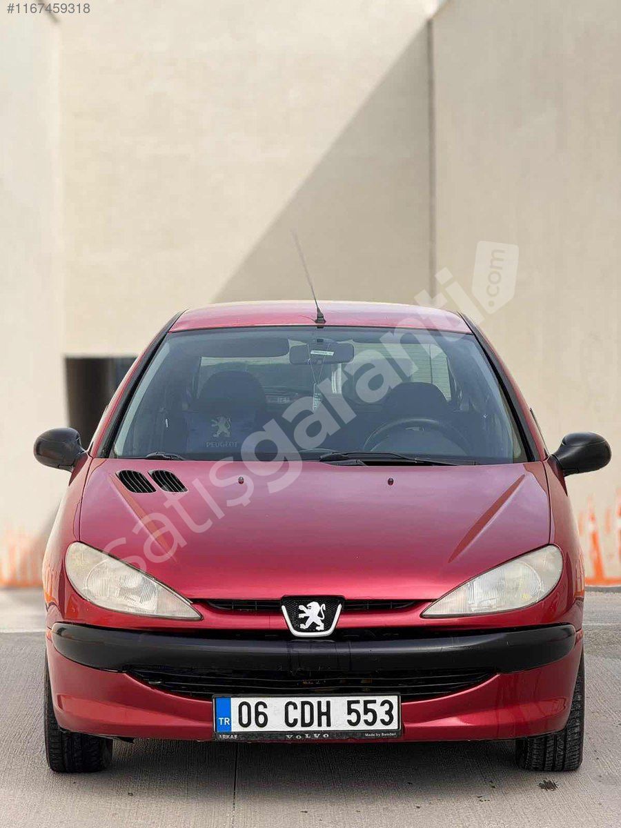 2001 PEUGEOT 206 TAM OTOMATİK KIRMIZI